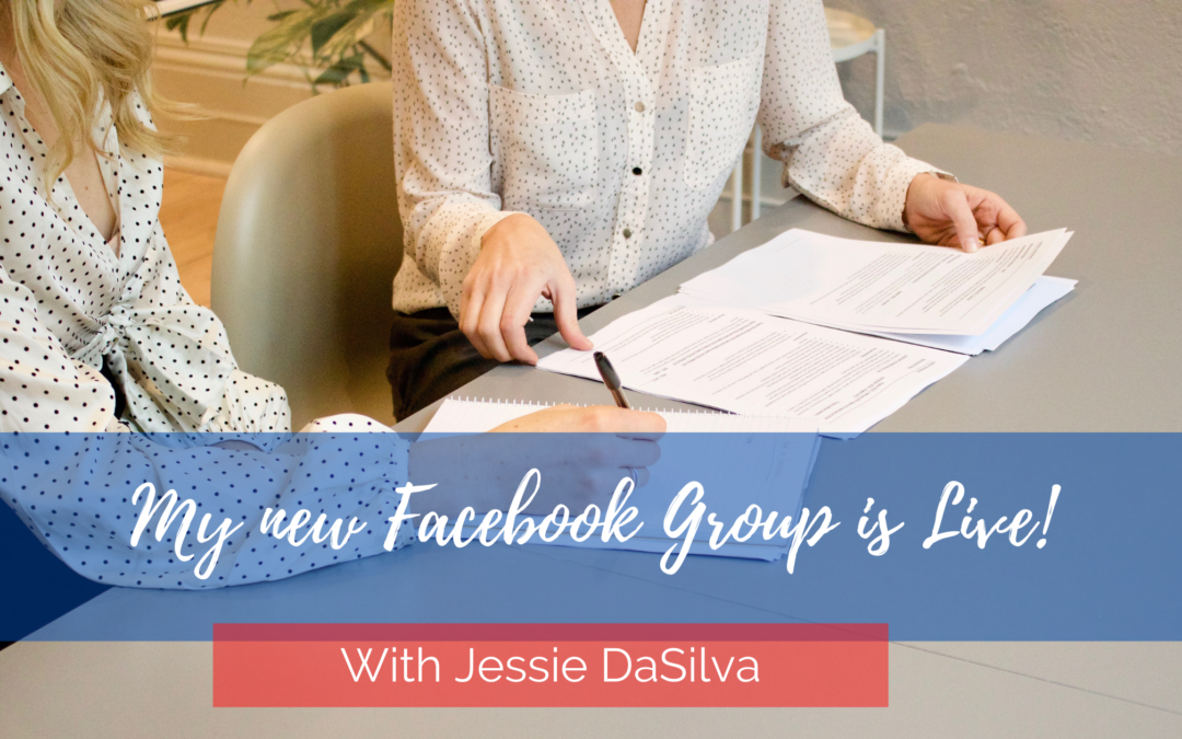 My new Facebook Group is live!